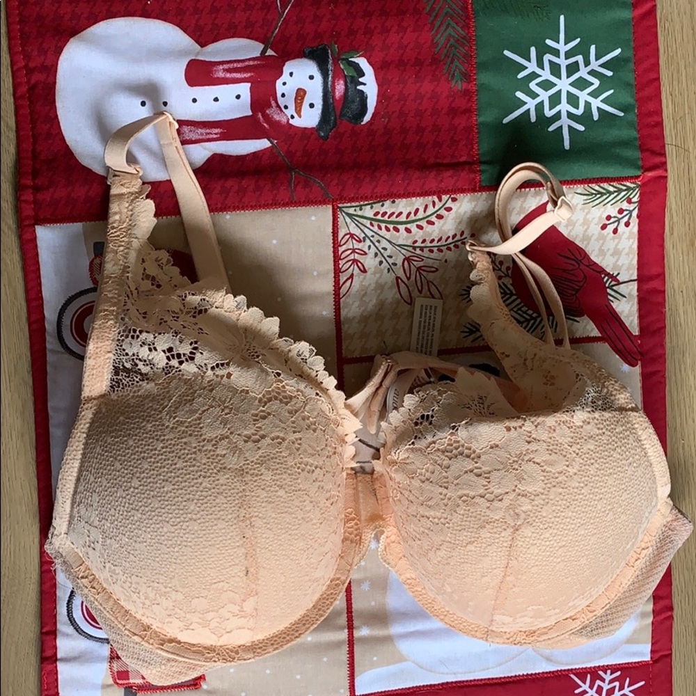 Plunge push-up bra
